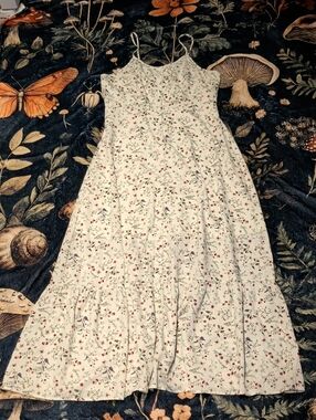 Yours Inspiration Cottagecore Floral Button-Up Maxi Dress - Size Large